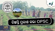 ରାଜ୍ୟ କୃଷି ବିଭାଗରେ ନିଯୁକ୍ତି: ବିଜ୍ଞପ୍ତି ପ୍ରକାଶ କଲା OPSC