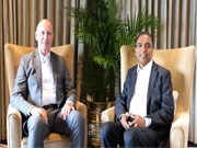 ହାଇଫା ଗ୍ରୁପ୍‌ର ସିଇଓ ମୋଟି ଲେଭିନଙ୍କ ସହ ଆଲୋଚନାରେ...