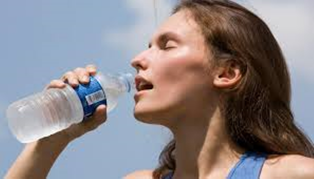 drinking from plastic bottles drinking from plastic bottles
