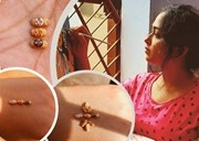 ଅନନ୍ୟ ସୁକ୍ଷ୍ମ କାରିଗରୀ, ଶ୍ରୀଜୀଉଙ୍କ ଚିତ୍ର ଆଙ୍କି ଗହମକୁ ଜୀବନ୍ତ କଲେ ପ୍ରିୟଙ୍କା