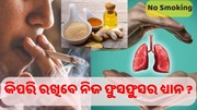 ସିଗାରେଟ୍ ପିଉଛନ୍ତି କି? କିପରି ରଖିବେ ନିଜ ଫୁସଫୁସର ଧ୍ୟାନ ?ଜାଣନ୍ତୁ ଘରୋଇ ଉପଚାର....