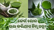 ପ୍ରତିଦିନ ପିଅନ୍ତୁ ନିମ୍ୱ ପତ୍ର, ଭଲ ହୋଇଯିବ ଏହି ସବୁ ରୋଗ… ପ୍ରତିଦିନ ପିଅନ୍ତୁ ନିମ୍ୱ ପତ୍ର, ଭଲ ହୋଇଯିବ ଏହି ସବୁ ରୋଗ…