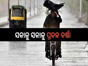 ପଶ୍ଚିମା ଝଡ଼ ପ୍ରଭାବ : ସକାଳୁ ସକାଳୁ ଘଡଘଡି ସହ ବର୍ଷା