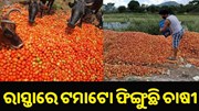କାହଁକି ରାସ୍ତାରେ ଟମାଟୋ ଫିଙ୍ଗୁଛି ଚାଷୀ ? କାହଁକି ରାସ୍ତାରେ ଟମାଟୋ ଫିଙ୍ଗୁଛି ଚାଷୀ ?